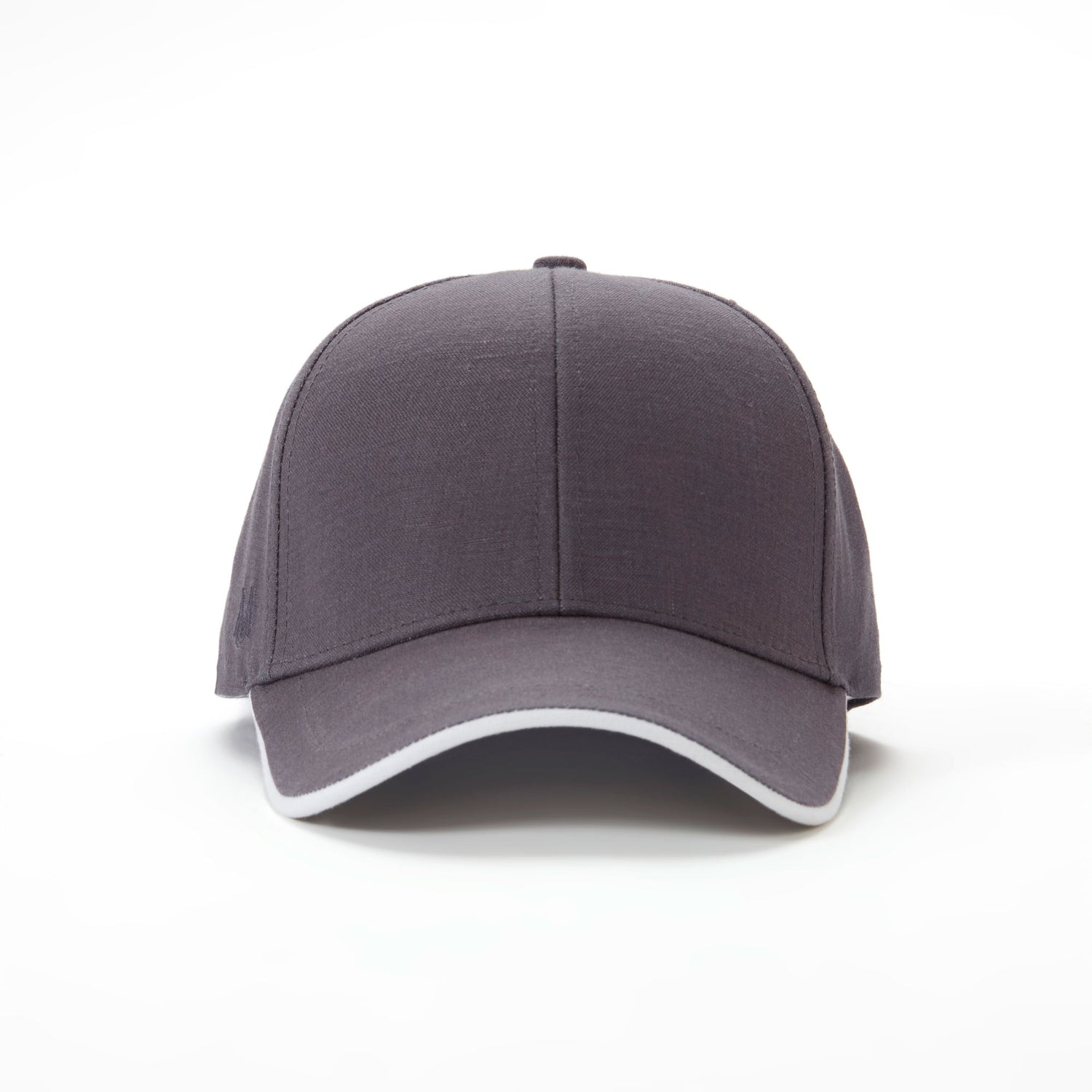 Classic Linen Cap in Charcoal