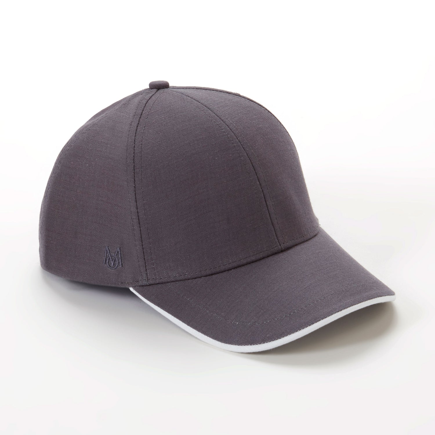 Classic Linen Cap in Charcoal