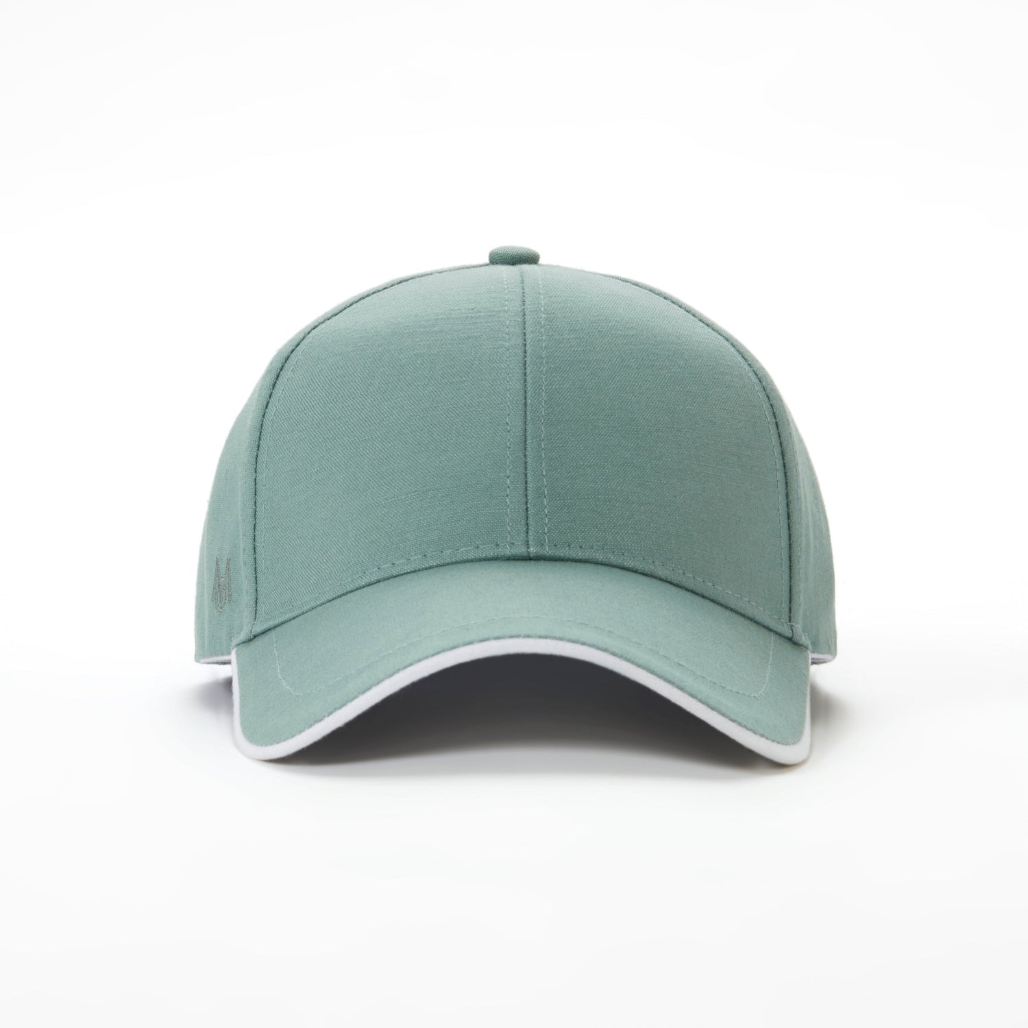 Classic Linen Cap in Muted Jade