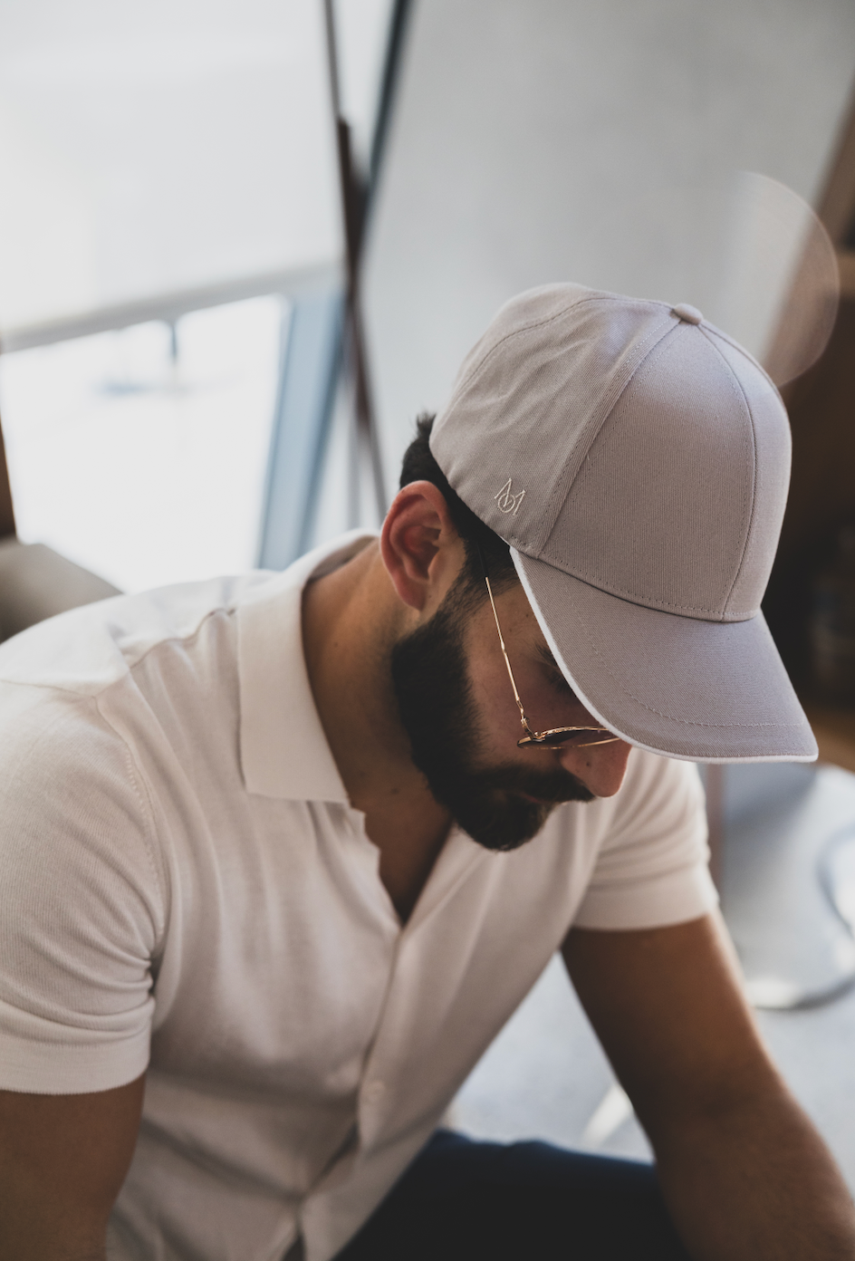 Classic Cotton Cap in Dove Grey