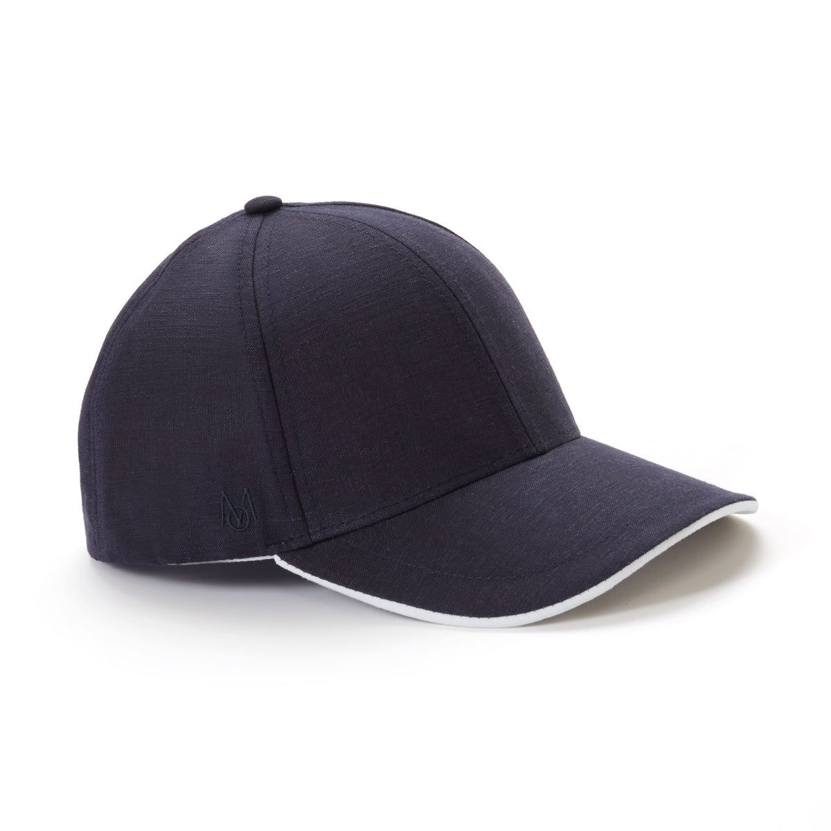 Classic Linen Cap in Midnight Blue