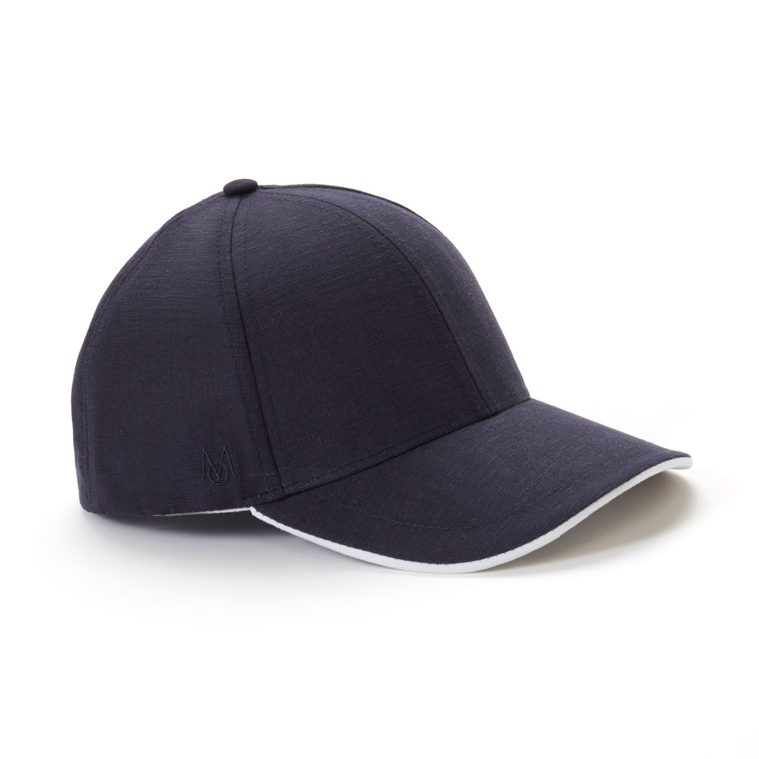 Classic Linen Cap in Midnight Blue